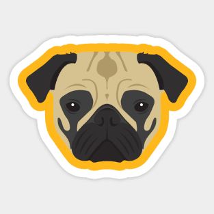 Pug Sticker